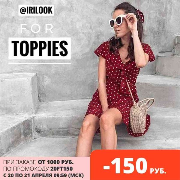 

summer polka dot wrapped dress v neck ruffles mini slim bodycon vacation beach smocks korean fashion 210421, Black;gray