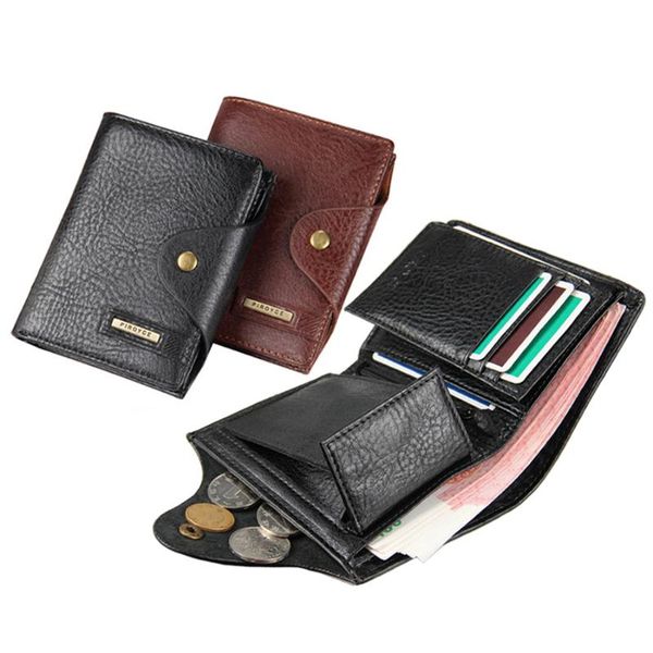 

wallets fashion style coin pocket men patent leather business casual vertical cross multi functional hasp card holder wallet, Red;black