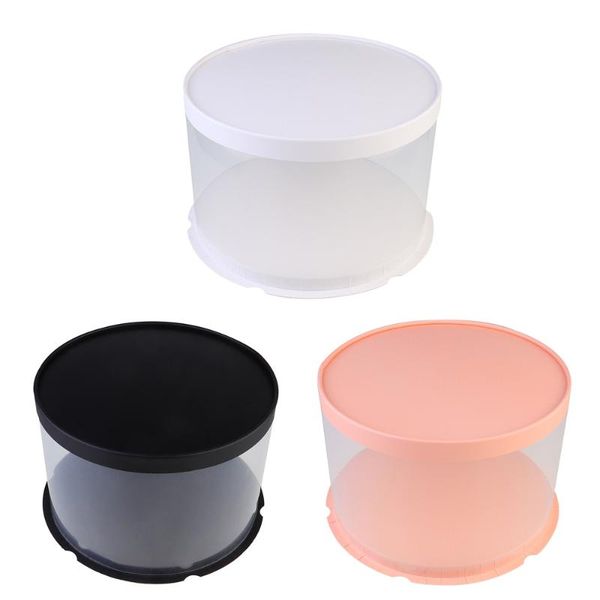 

gift wrap 3pcs 6-inch cake boxes boards transparent bakery box