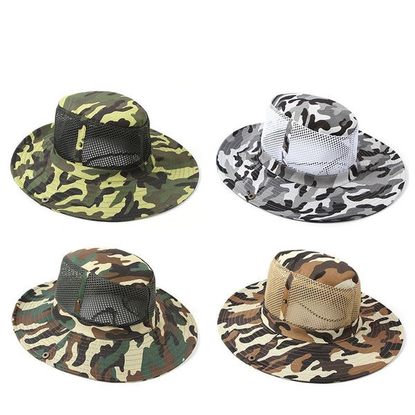 

cloches outdoor sports hat men camping hiking fishing man sun cap camouflage breathable
