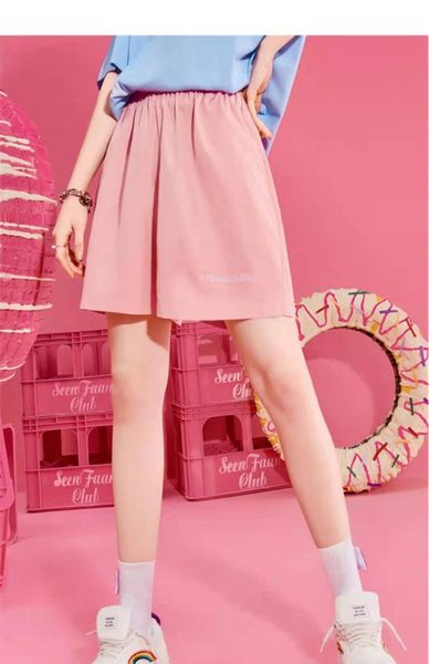 

women's swimwear sports leisure shorts solid color thin high-waist straight pants summer are fast, dry and breathable, White;black