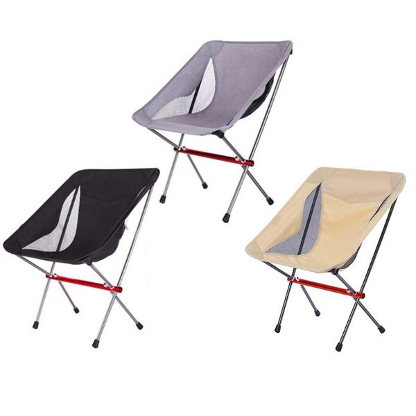 

camp furniture portable aluminum alloy lazy folding chair wear-resistant outdoor leisure camping fishing beach backrest