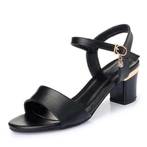 

dress shoes woman sandals summer women concise platform open toe casual fashion thick bottom wedges, Black