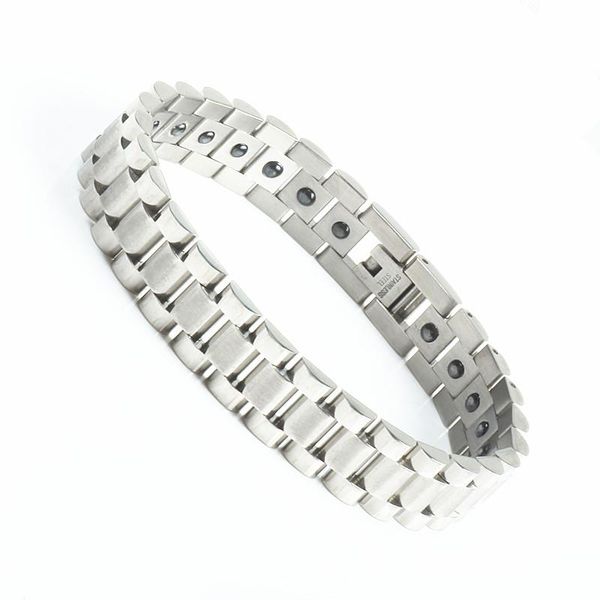 

link, chain fashion stainless steel bracelet & bangle men jewelry casual 304l men's strand rope charm, Black