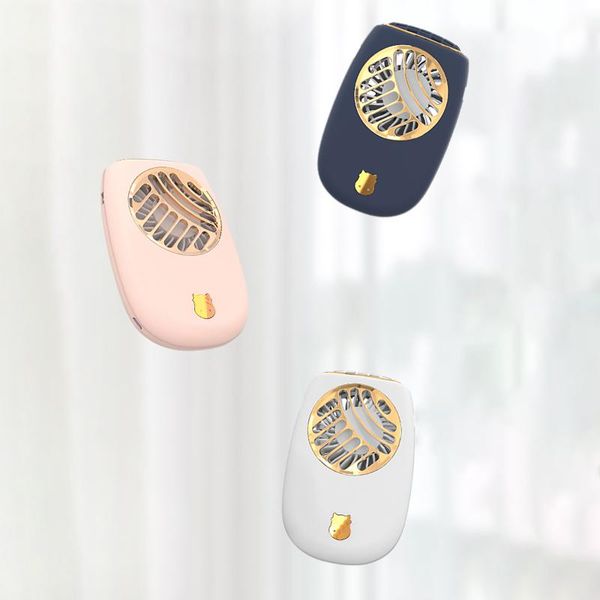 

electric fans mini neck fan handheld rechargeable usb hanging for home sports