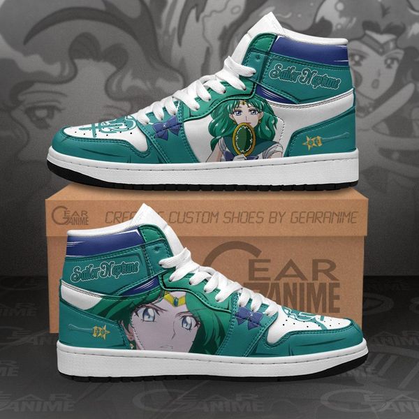 

sailor neptune sneakers moon anime shoes