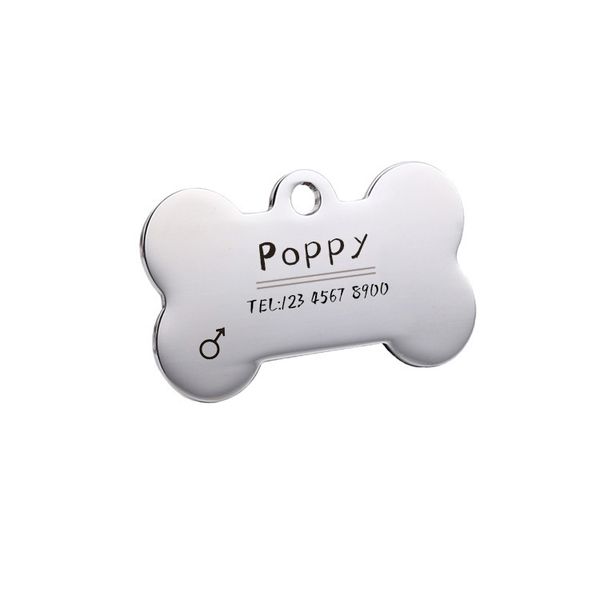

stainless steel dog pendant pendant metal pet id tag billboard gift