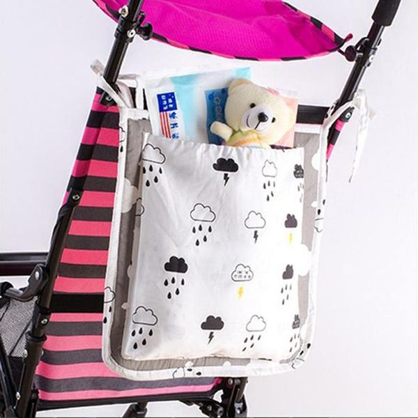 

baby carriage bag children's storage pockets hanging pushchair milk bottle holder diaper parts & accessories stroller