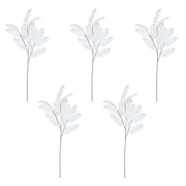 

decorative flowers & wreaths 5pcs faux cypress leaves simulation fake