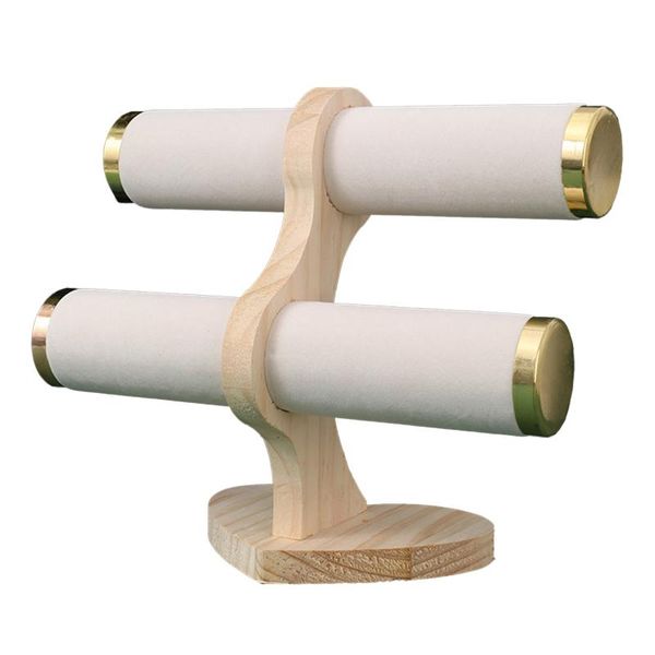 

hooks & rails hovering watches bracelet jewelry display stand fashion ornament storage ring rack organizer hanging durable exhibition t shap