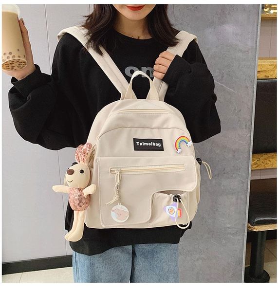 

backpack 3420 female mommy bag summer school small capacity canvas