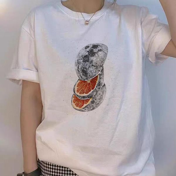

women's t-shirt 90s graphic cute t shirts kawaii o neck tees vegan harajuku ullzang women funny cartoon friends, White