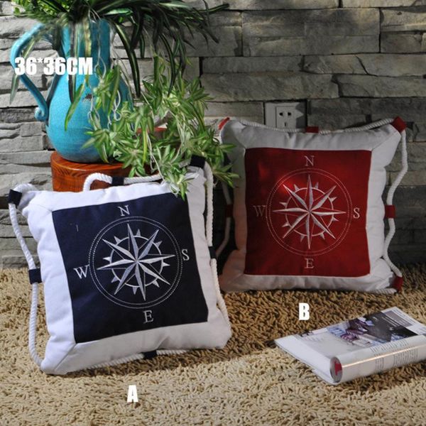 

cushion/decorative pillow vintage mediterranean sofa cushion linen throw car home decorative 36*36cm pillowcase monden drop o16