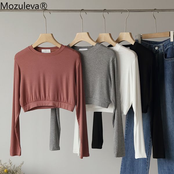 

smooth and comfortable autumn solid female the-neck short of sleeves super quality vintage, White