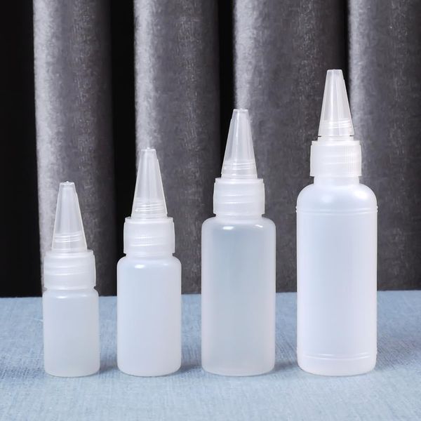 

storage bottles & jars 10pcs multiple size plastic squeeze dropper ink glue empty sauce container split bottle transparent dispensing
