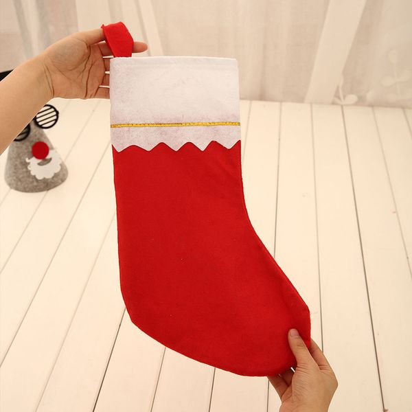 

12 pcs red christmas stockings tall 15 inch holiday decoration gift 1221619