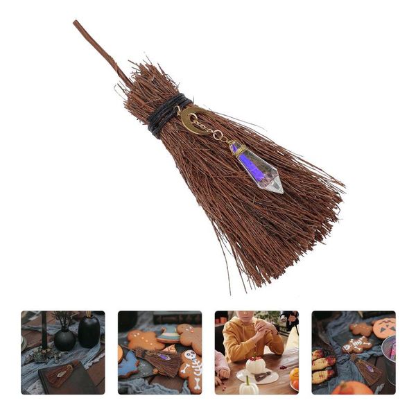 

hooks & rails 1pc classic broom pendant crystal decor durable party