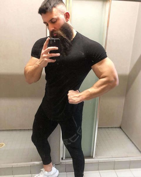 

2021 new fashion autumn and winter leisure sports pants men's cotton small foot fitness pants fitness pants, Blue