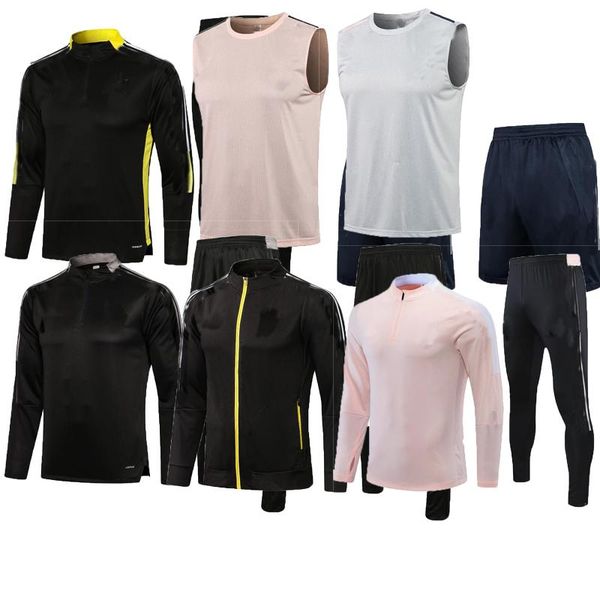 

men's tracksuits 2021 2022 kit long sleeves jacket uniforms soccer sport jersey 20 21 train coat training suit, Gray