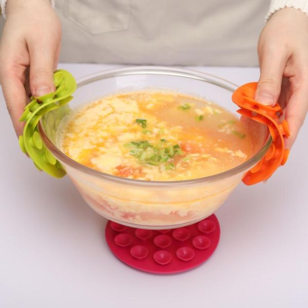 

mats & pads heat insulation pad double-sided suction cup mat kitchen tool anti-scald dish pot household non-slip coasters