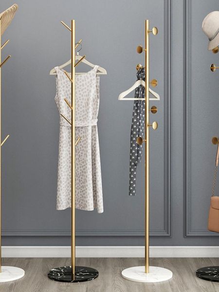 

clothing & wardrobe storage simple household living room floor marble coat rack bedroom metal hanging clothes iron