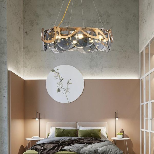

pendant lamps nordic led glass ball luminaire lustre pendente lights lampara colgante lumiere dining room light bedroom hanging lamp