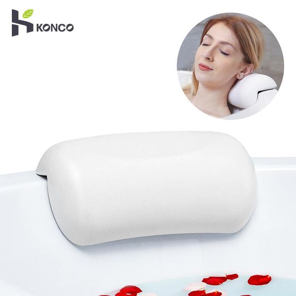 

other bath & toilet supplies konco non-slip bathtub pillow with suction cups soft waterproof pillows bathroom accessories
