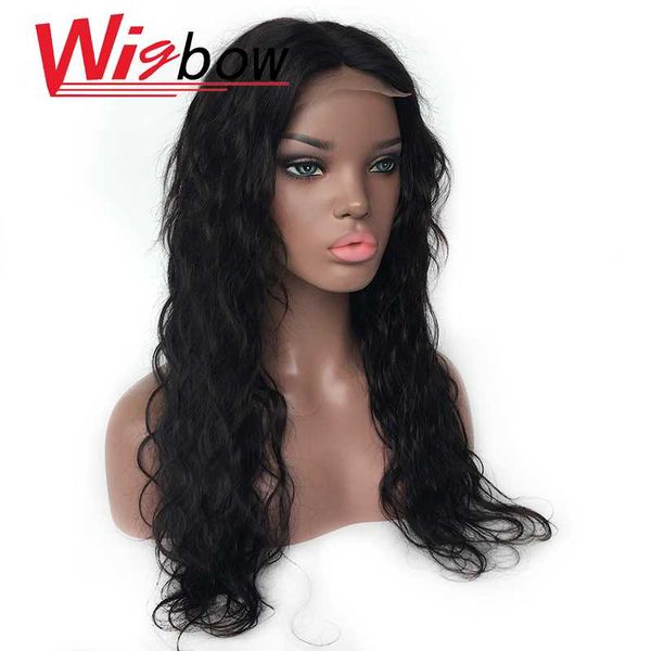 

lace wigs human hair body wave 4x4 closure wig natural mongolian with preplucked 8-30 inch, Black;brown