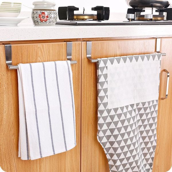 

towel racks multifunctional single pole rack kitchen cabinet door back hanger bathroom accessories