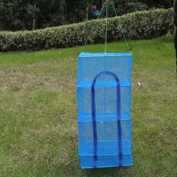 

hanging baskets kitchen storage bag basket folding drying net, cage, mosquito proof insect net
