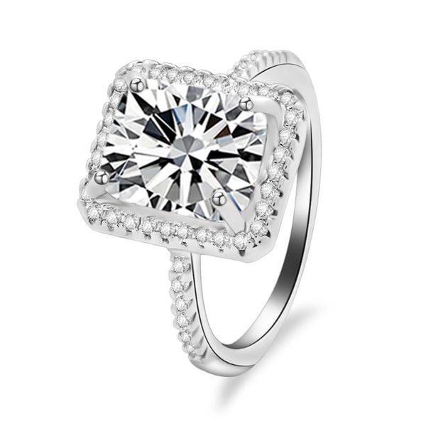 

simple classic style alloy with acrylic luxury fashion jewelry wedding bands engagement rings for women wholesale accessories, Slivery;golden