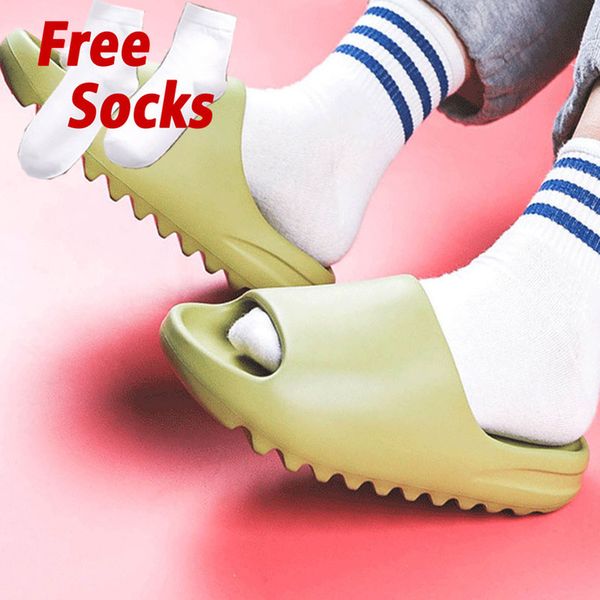 

yeesy foam runner slide women men slippers desert sand bone resin sandal bench sneakers yoga outdoor sports football basketball soccer b ht4, Black