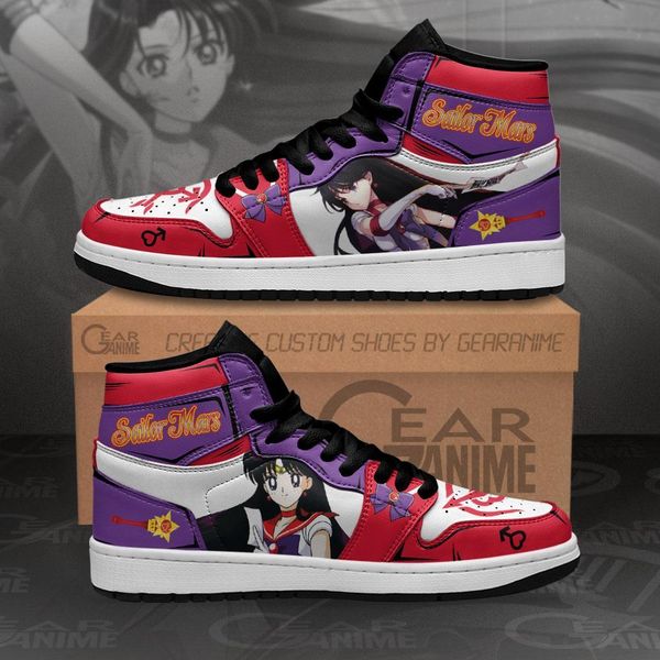 

sailor mars sneakers moon anime shoes