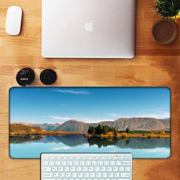 

mouse pads & wrist rests beautiful scenery durable rubber extra large pad big computer gaming mousepad anti-slip with locking edge mat