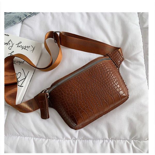 

waist bags fashion women belt bag packs for crocodile pu leather fanny pack message