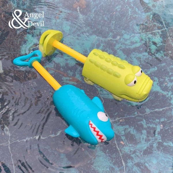 

toy piggy shark cannon beach swimming suction gun