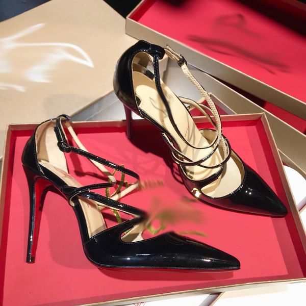 

2021 good quality fashion women luxurys designers shoes designer sandals womens luxury high heels sandal dress shoess with box size 35-41 -b, Black