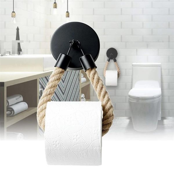 

toilet paper holders nautical roll holder with rope kitchen bathroom old dispenser wall mounted towel stand decoration