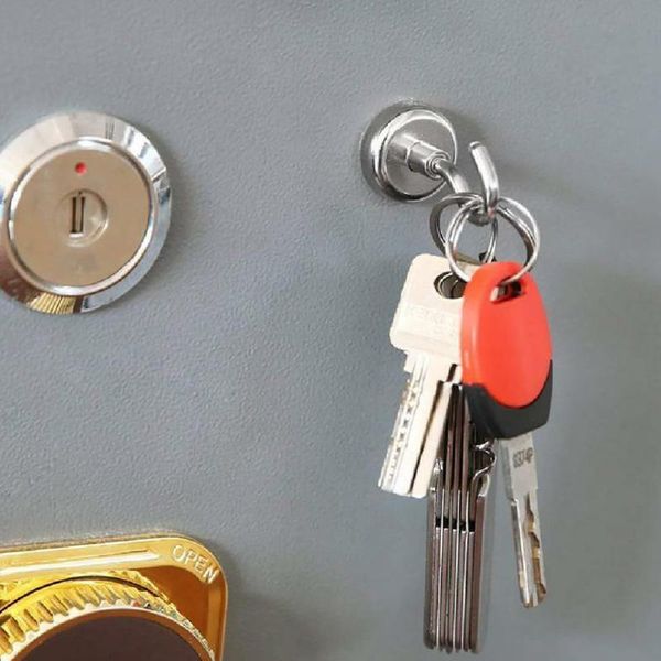 

hooks & rails 4pcs magnetic powerful heavy duty neodymium magnet refrigerator surfaces not scratch xilf
