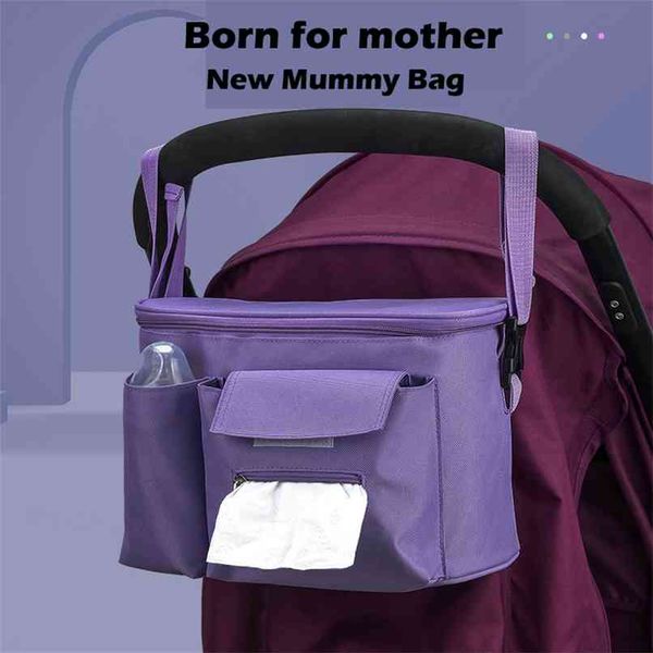 

mom bag baby stroller diaper bags large capacity storage bag on handle hanging bag can hang or hopbos stroller accessories 210922