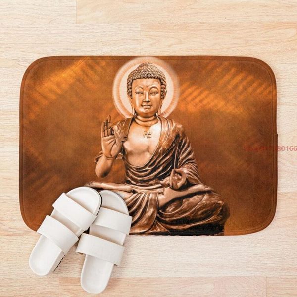 

mat buddha decoration home carpets cartoon rug bedroom floor mats bath plush rugs doormat
