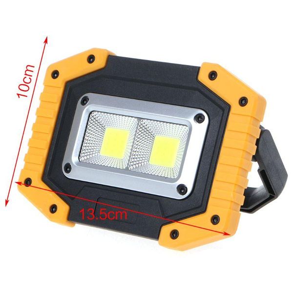 

portable lanterns 2 cob led work lamp outdoor flood light camping emergency