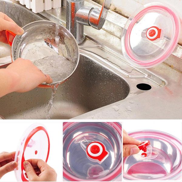 

bowls 600ml noodle bowl with lid handle stainless steel plastic leak-proof container scvd889
