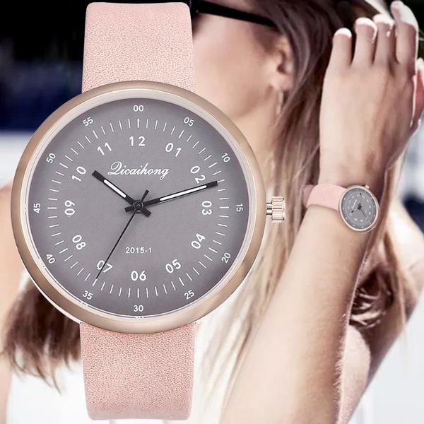 

wristwatches 2021 watch woman casual faux leather quartz wristwatch bracelet relogio feminino montre women watches zegarek damsk, Slivery;brown