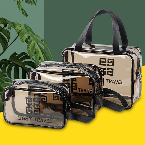 

large capacity transparent cosmetic bag travel portable washing waterproof storage lipstick bags & cases