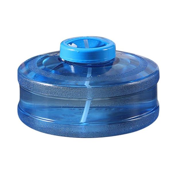 

water bucket storage container accessories with handle hiking short flat round leakproof outdoor camping tea portable bags