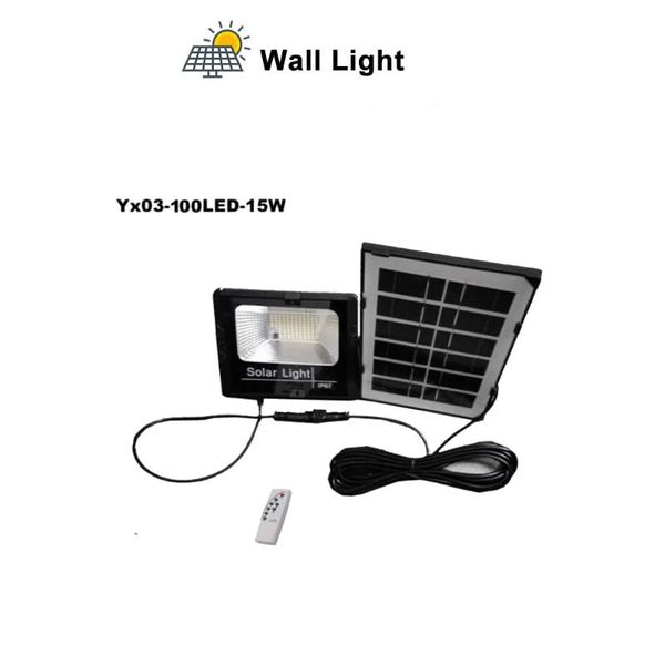 

solar lamps light lamp floodlight led wall waterproof powered for walkway fence garden indoor remote timer split cable sp