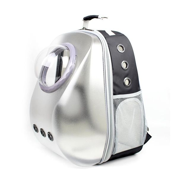 

cat carriers,crates & houses transparent frosted pet backpack large space durable bag breathable portable pets supplies dog bags outdoor car