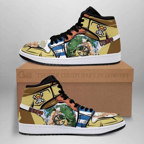 

usopp sneakers straw hat priat anime sport shoes 2021 fan gift