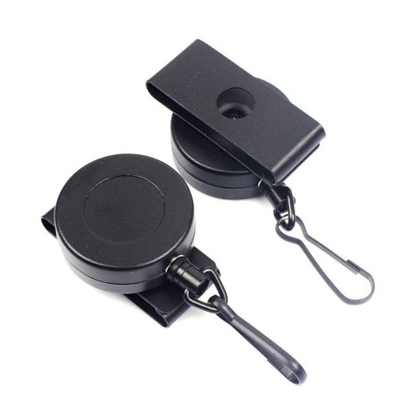 

cords, slings and webbing 6cm/2.36" steel wire rope key anti lost tool with carabiner secure belt buckle